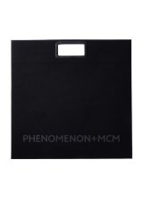 PHENOMENON + MCM (P+M "BIG SQUARE BAG / LEATHER × CANVAS") BLACK -30% OFF-