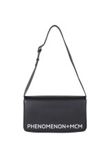 PHENOMENON + MCM (P+M "LEATHER MESSENGER BAG") BLACK