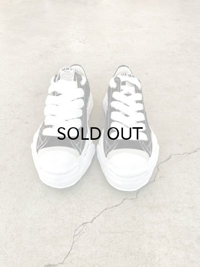 画像2: Maison MIHARA YASUHIRO ("HANK" OG SOLE CANVAS LOW SNEAKER) BLACK