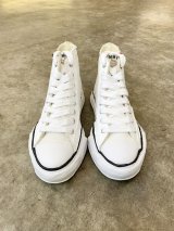 Maison MIHARA YASUHIRO ("PETERSON" OG SOLE COAT HI SNEAKER) WHITE