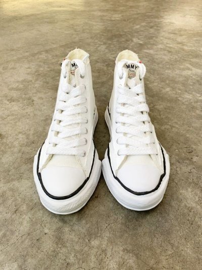 画像1: Maison MIHARA YASUHIRO ("PETERSON" OG SOLE COAT HI SNEAKER) WHITE