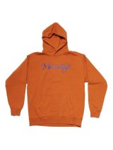 A POSITIVE MESSAGE (A+ MESSAGE HOODED SWEAT) ORANGE