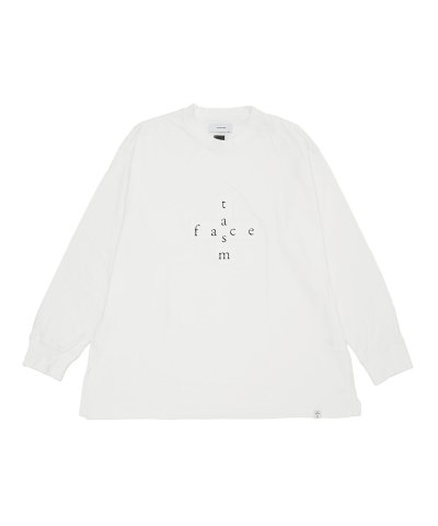 画像1: FACETASM (CROSS LOGO LONG SLEEVE TEE) WHITE -30% OFF-