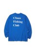 画像2: Chaos Fishing Club (LOGO L/S TEE) BLUE (2)