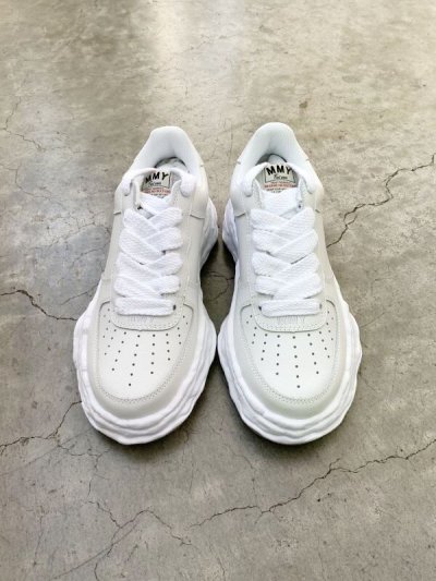 画像1: Maison MIHARA YASUHIRO ("WAYNE" OG SOLE LEATHER LOW-TOP SNEAKER) WHITE