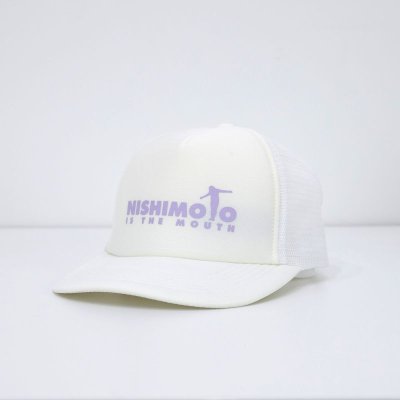 画像1: NISHIMOTO IS THE MOUTH (LOGO MESH CAP) WHITE