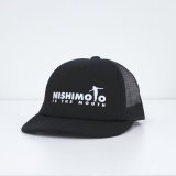 NISHIMOTO IS THE MOUTH (LOGO MESH CAP) BLACK