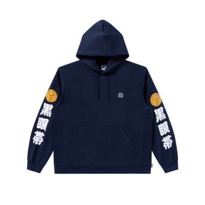 画像1: BLACK EYE PATCH (OG LABEL KAMON HOODIE) NAVY