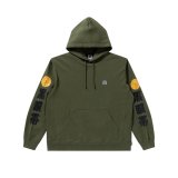 BLACK EYE PATCH (OG LABEL KAMON HOODIE) OLIVE