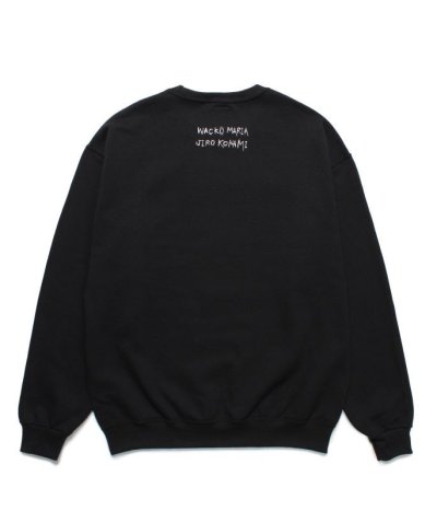 画像2: WACKO MARIA (JIRO KONAMI / CREW NECK SWEAT SHIRT TYPE-2) BLACK