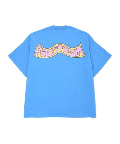 画像1: FACETASM (90s GRAPHIC BIG TEE) L.BLUE