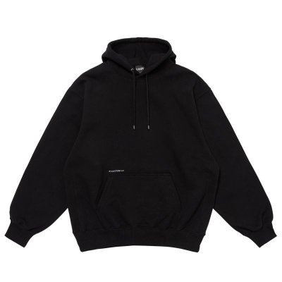 画像1: LQQK STUDIO (PINTUCK HOODIE) BLACK