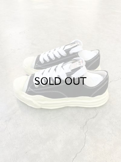画像3: Maison MIHARA YASUHIRO ("HANK" VINTAGE COLOR SOLE CANVAS LOW-TOP SNEAKER) BLACK