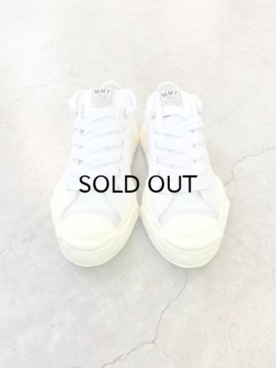 画像2: Maison MIHARA YASUHIRO ("HANK" VINTAGE COLOR SOLE CANVAS LOW-TOP SNEAKER) WHITE