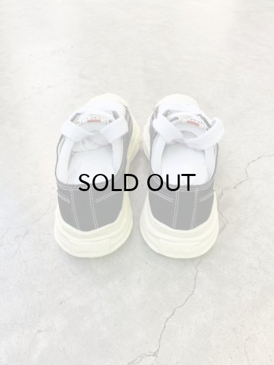 画像4: Maison MIHARA YASUHIRO ("HANK" VINTAGE COLOR SOLE CANVAS LOW-TOP SNEAKER) BLACK