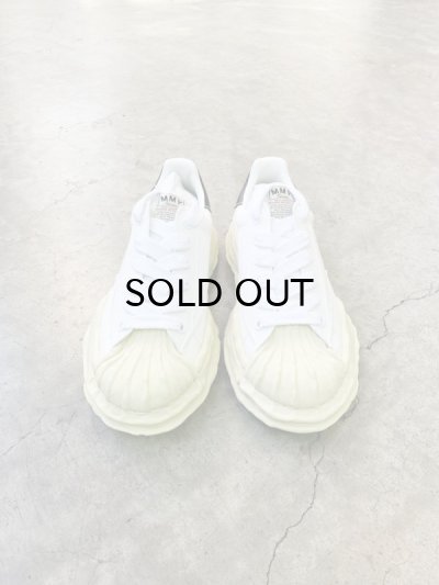 画像2: Maison MIHARA YASUHIRO ("BLAKEY" VINTAGE COLOR SOLE CANVAS LOW-TOP SNEAKER) WHITE