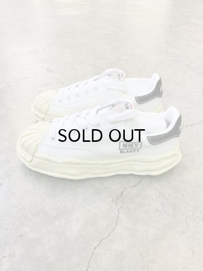 画像3: Maison MIHARA YASUHIRO ("BLAKEY" VINTAGE COLOR SOLE CANVAS LOW-TOP SNEAKER) WHITE