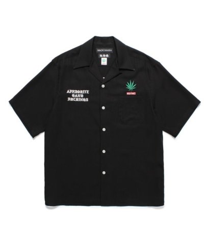 画像1: WACKO MARIA (舐達麻 HIGHTIMES 50'S SHIRTS S/S) BLACK