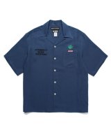 WACKO MARIA (舐達麻 HIGHTIMES 50'S SHIRTS S/S) NAVY