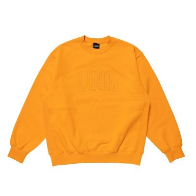 画像1: LQQK STUDIO (PINTUCK CREWNECK) B.ORANGE