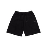 LQQK STUDIO (PINTUCK SWEAT SHORTS) BLACK