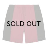 C.E (PANELED TWO TONE JOG SHORTS) RED -30% OFF-