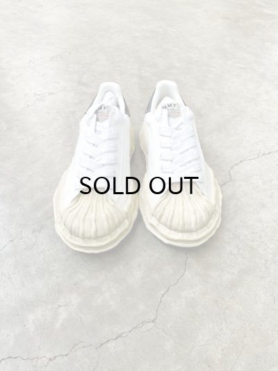 画像2: Maison MIHARA YASUHIRO ("BLAKEY" DYED SOLE CANVAS LOW-TOP SNEAKER) WHITE
