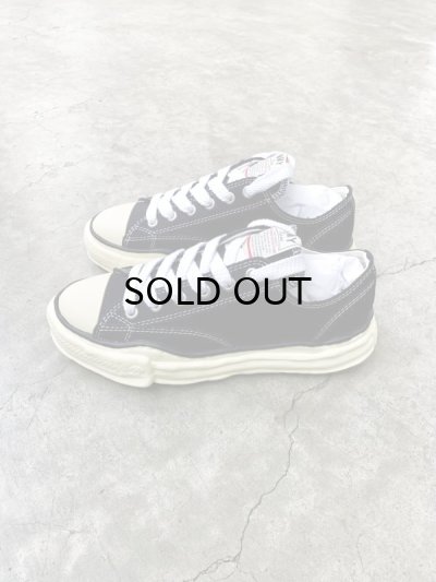 画像3: Maison MIHARA YASUHIRO ("PETERSON" VINTAGE COLOR SOLE CANVAS LOW-TOP SNEAKER) BLACK