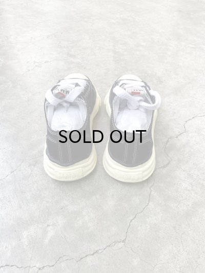 画像4: Maison MIHARA YASUHIRO ("PETERSON" VINTAGE COLOR SOLE CANVAS LOW-TOP SNEAKER) BLACK