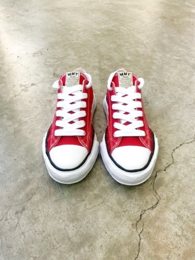 画像2: Maison MIHARA YASUHIRO ("PETERSON" OG SOLE CANVAS LOW SNEAKER) RED