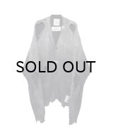 Maison MIHARA YASUHIRO (Sun Faded Like Knit Cardigan) BLACK