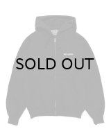 WACKO MARIA (HEAVY WEIGHT FULL ZIP HOODED SWEAT SHIRT) BLACK