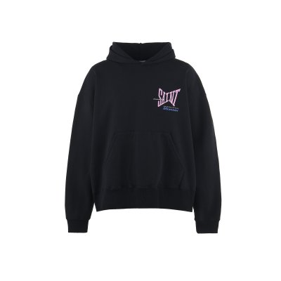 画像1: SAINT Mxxxxxx (RIBON SAINT HOODIE) BLACK