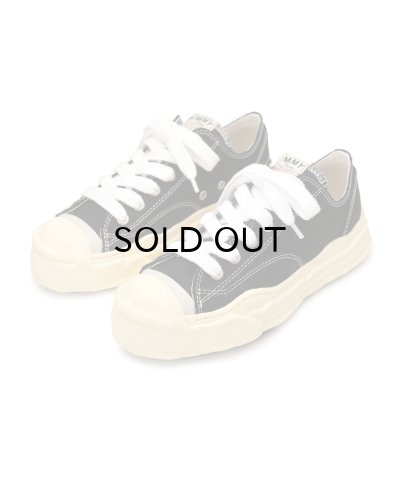 画像1: Maison MIHARA YASUHIRO ("HANK" VINTAGE COLOR SOLE CANVAS LOW-TOP SNEAKER) BLACK