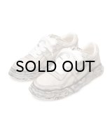 Maison MIHARA YASUHIRO ("PARKER" OG SOLE FADED EFFECT LEATHER LOW-TOP SNEAKER) GRAY