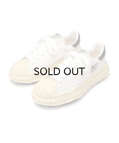 画像1: Maison MIHARA YASUHIRO ("BLAKEY" VINTAGE COLOR SOLE CANVAS LOW-TOP SNEAKER) WHITE