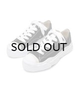 Maison MIHARA YASUHIRO ("HANK" OG SOLE CANVAS LOW SNEAKER) BLACK