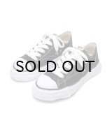 Maison MIHARA YASUHIRO ("PETERSON23" OG SOLE CANVAS LOW-TOP SNEAKER) BLACK