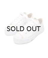 Maison MIHARA YASUHIRO ("HANK" OG SOLE CANVAS LOW SNEAKER) WHITE