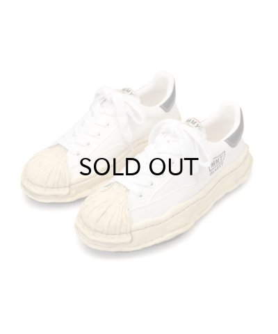 画像1: Maison MIHARA YASUHIRO ("BLAKEY" DYED SOLE CANVAS LOW-TOP SNEAKER) WHITE