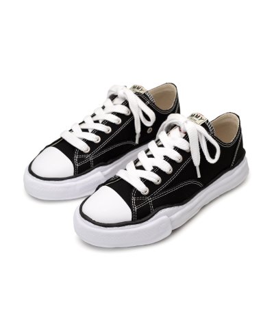 画像1: Maison MIHARA YASUHIRO ("PETERSON" OG SOLE CANVAS LOW SNEAKER) BLACK
