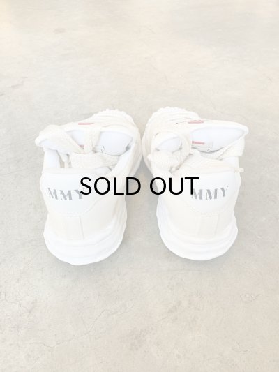 画像4: Maison MIHARA YASUHIRO ("BLAKEY" PUFFER OG SOLE CANVAS GARMENT DYED LOW-TOP SNEAKER) WHITE