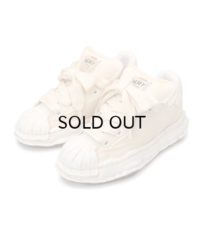 画像1: Maison MIHARA YASUHIRO ("BLAKEY" PUFFER OG SOLE CANVAS GARMENT DYED LOW-TOP SNEAKER) WHITE