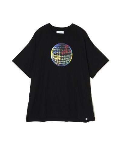 画像1: FACETASM (MIRRORBALL BIG TEE) BLACK
