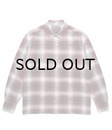 WACKO MARIA (REGULAR COLLAR SHIRT L/S TYPE-5) RED