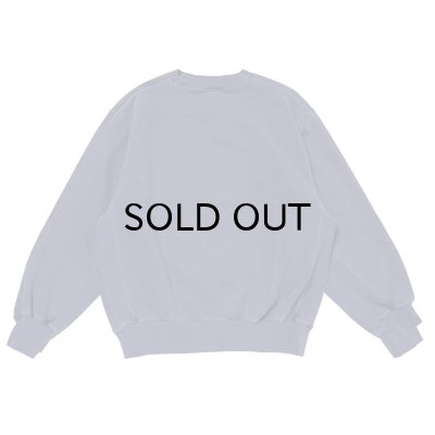 画像2: LQQK STUDIO (WASHED FLEECE CREWNECK) BLUE -30% OFF-