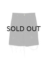KAMIYA (BORO Duck Painter Bermuda Pants) BLACK -30% OFF-