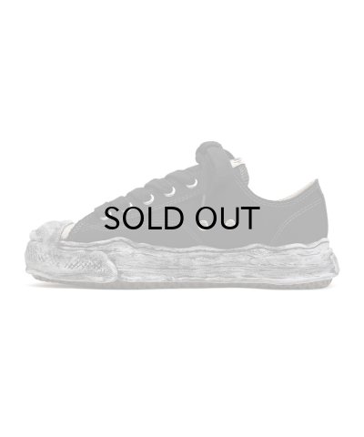 画像2: Maison MIHARA YASUHIRO ("HANK" OG SOLE DYED CANVAS LOW SNEAKER) BLACK