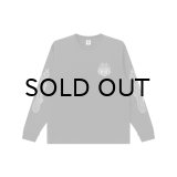 BLACK EYE PATCH (FLAME RIDER LOGO L/S TEE) CHARCOAL