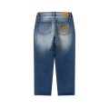 BLACK EYE PATCH (B EMBLEM BAGGY JEANS) INDIGO